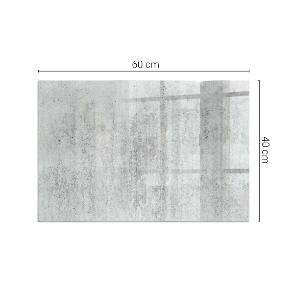 Rechteckige Glasbodenplatte für Ofen Rohbetonstruktur