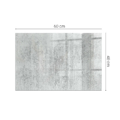 Rechteckige Glasbodenplatte für Ofen Rohbetonstruktur