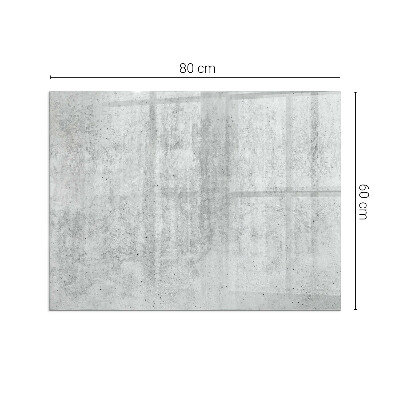 Rechteckige Glasbodenplatte für Ofen Rohbetonstruktur
