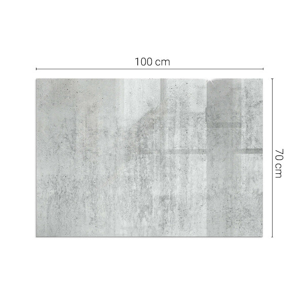 Rechteckige Glasbodenplatte für Ofen Rohbetonstruktur
