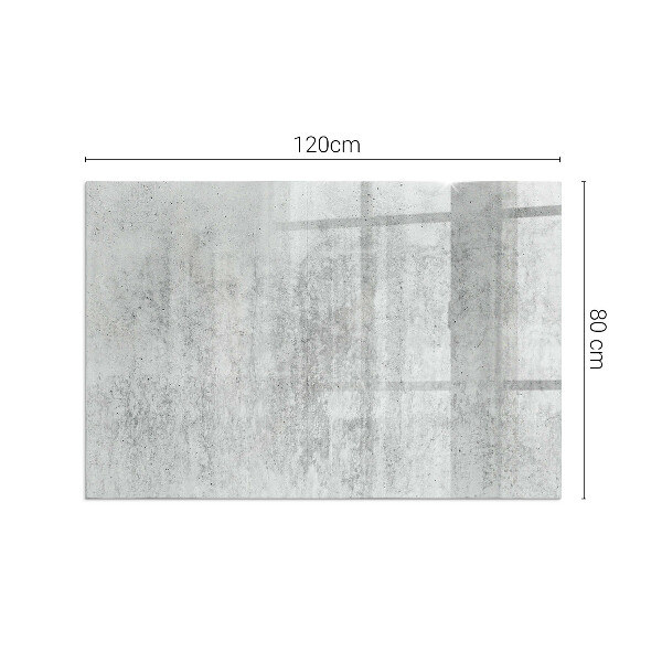 Rechteckige Glasbodenplatte für Ofen Rohbetonstruktur
