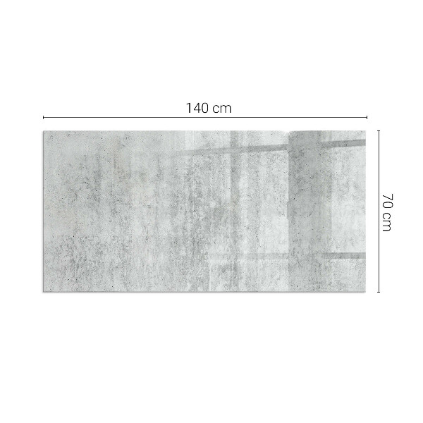 Rechteckige Glasbodenplatte für Ofen Rohbetonstruktur