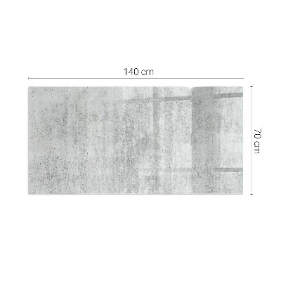 Rechteckige Glasbodenplatte für Ofen Rohbetonstruktur