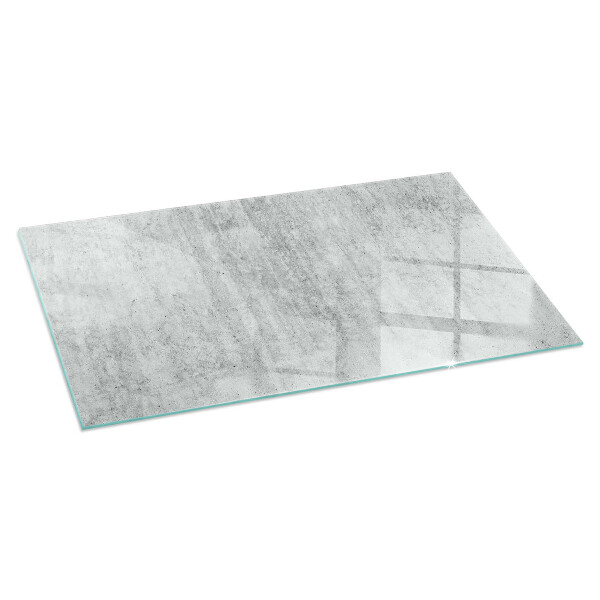 Rechteckige Glasbodenplatte für Ofen Rohbetonstruktur