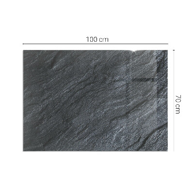 Rechteckige Glasbodenplatte für Ofen Muster der Gesteinsstruktur