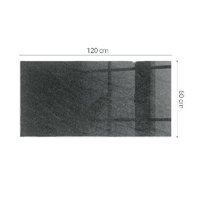 Rechteckige Funkenschutzplatte Glas Steinstrukturmuster