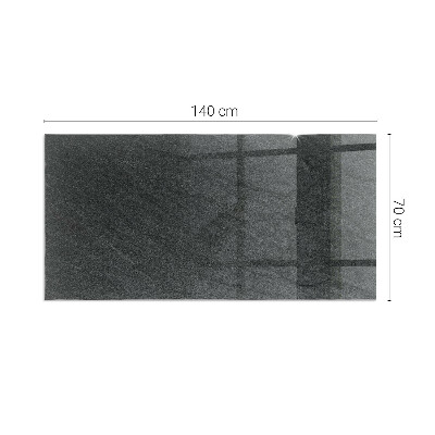 Rechteckige Funkenschutzplatte Glas Steinstrukturmuster
