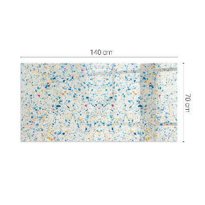 Rechteckige Funkenschutzplatte Glas Abstraktes Texturmotiv