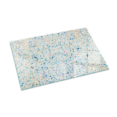 Rechteckige Funkenschutzplatte Glas Abstraktes Texturmotiv