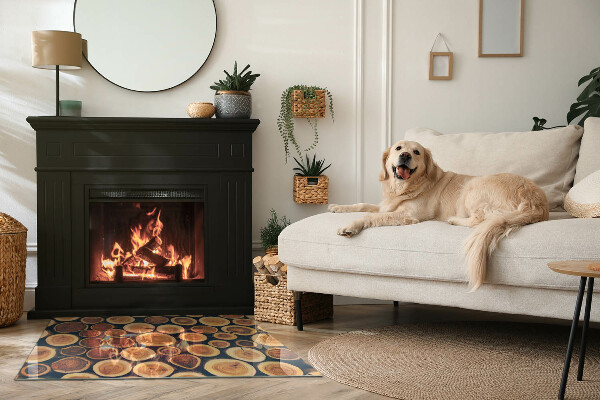 Rechteckige Funkenschutzplatte Glas Schachtel mit Holzrahmen