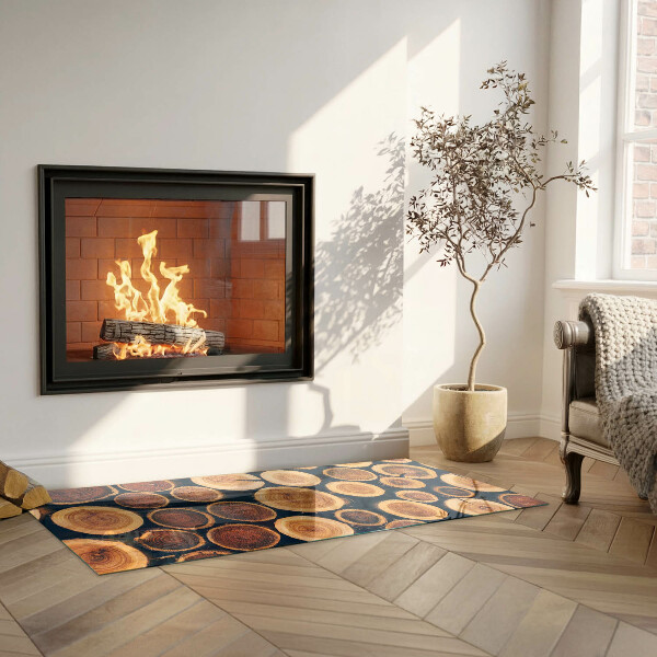 Rechteckige Funkenschutzplatte Glas Schachtel mit Holzrahmen