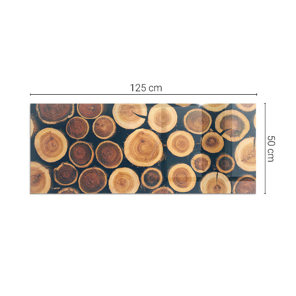 Rechteckige Funkenschutzplatte Glas Schachtel mit Holzrahmen