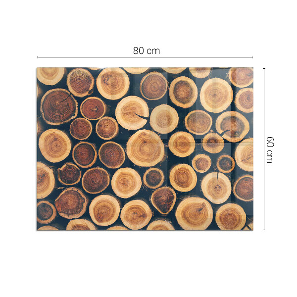 Rechteckige Funkenschutzplatte Glas Schachtel mit Holzrahmen