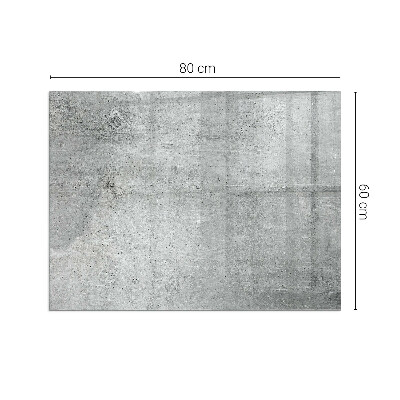 Rechteckige Glasplatte für Kaminofen Sichtbeton im minimalistischen Stil