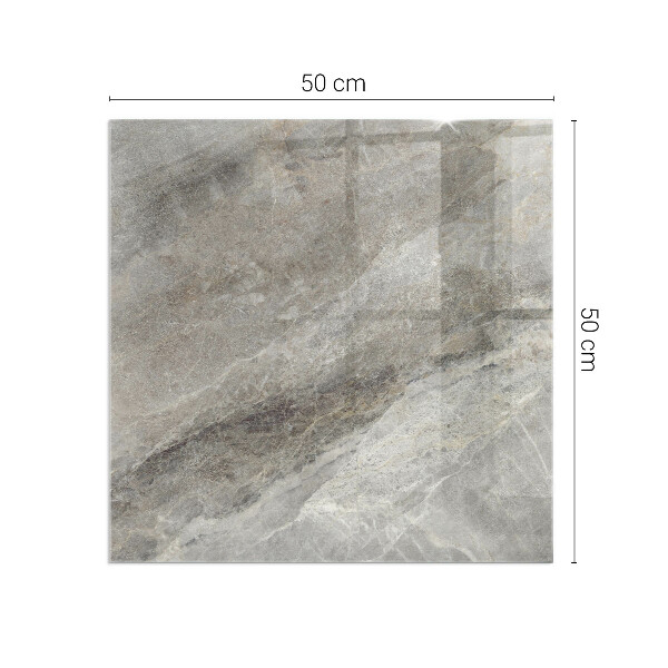 Rechteckige Glasbodenplatte für Ofen Stein-inspiriertes Muster