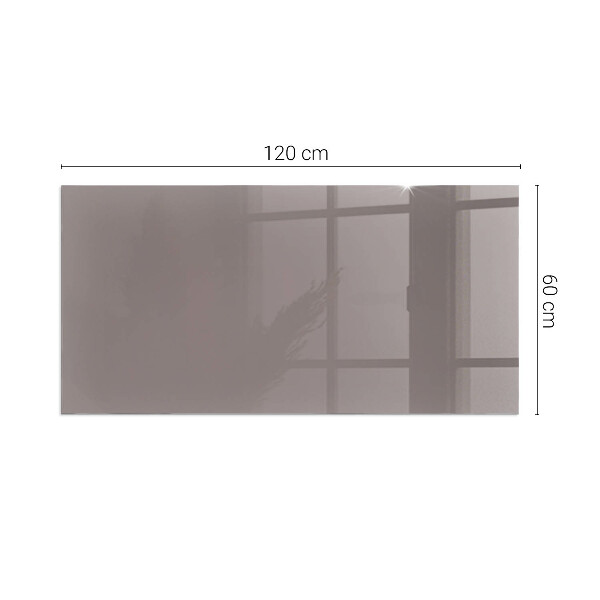 Rechteckige Glasbodenplatte für Ofen Farbe Beige