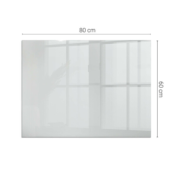 Rechteckige Glasplatte für Kaminofen Farbe Grau