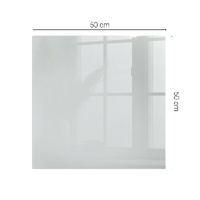 Rechteckige Glasplatte für Kaminofen Farbe Grau