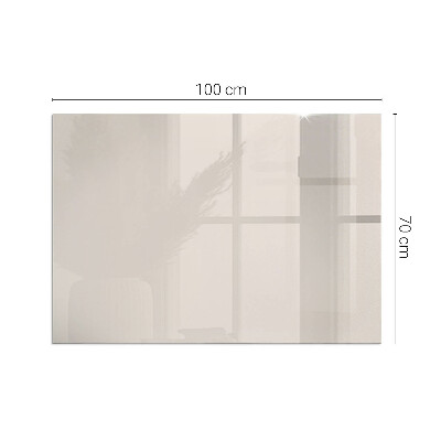 Rechteckige Glasbodenplatte für Ofen Farbe: Hellrosa