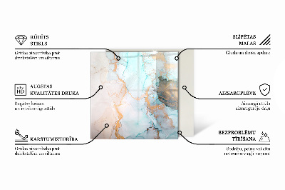 Rechteckige Glasbodenplatte für Ofen Farbe: Hellrosa