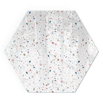 Sechseckige Funkenschutzplatte aus Glas Formen im Miniaturformat