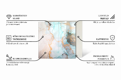 Sechseckige Glasplatte für Öfen Kiefernholzmuster