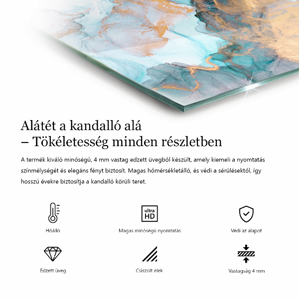 Sechseckige Glasplatte für Öfen Mosaikmuster in gefliesten Formen