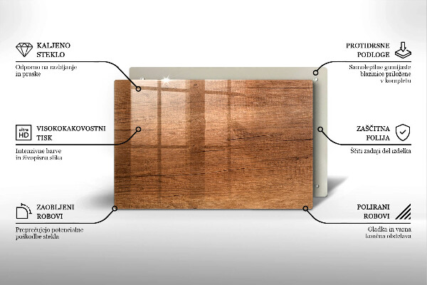 Grabkerze Untersetzer Holzstruktur