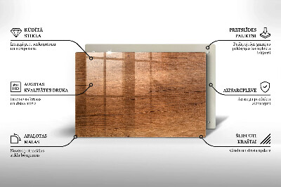 Grabkerze Untersetzer Holzstruktur