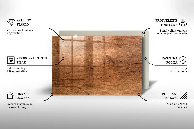 Grabkerze Untersetzer Holzstruktur