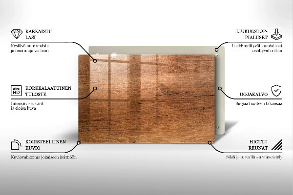 Grabkerze Untersetzer Holzstruktur