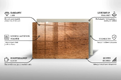 Grabkerze Untersetzer Holzstruktur