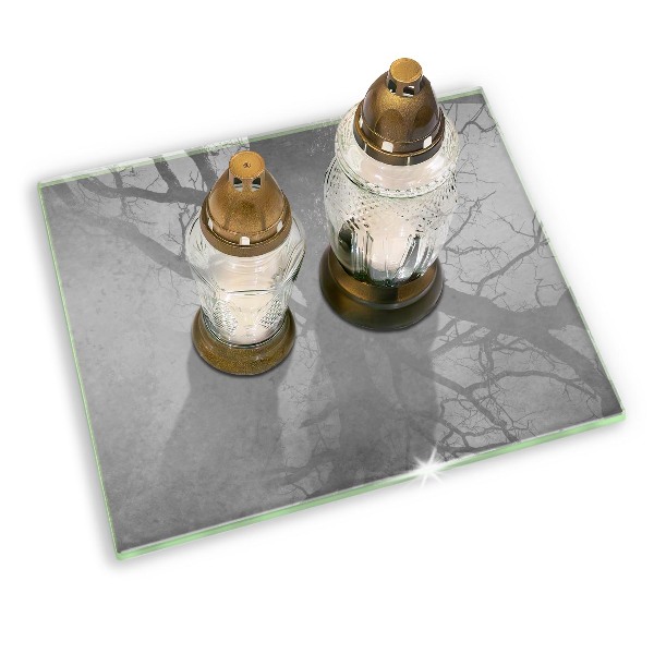 Grabkerze Untersetzer Hintergrund mit Betontextur