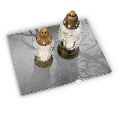 Grabkerze Untersetzer Hintergrund mit Betontextur