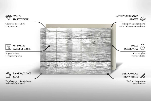 Glasunterlage für Grabkerzen Alte Holzbretter