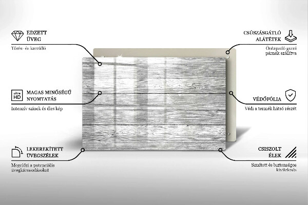 Glasunterlage für Grabkerzen Alte Holzbretter