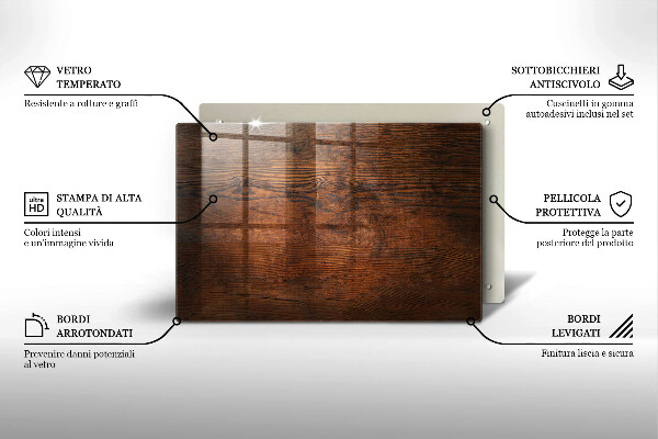 Grabkerze Untersetzer Dunkles Holzbrett