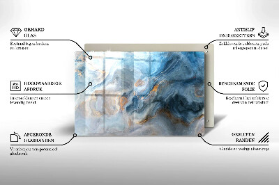 Grabkerze Untersetzer Marmorstruktur