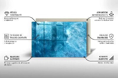 Grabkerze Untersetzer Blaues Wasser