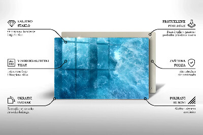 Grabkerze Untersetzer Blaues Wasser