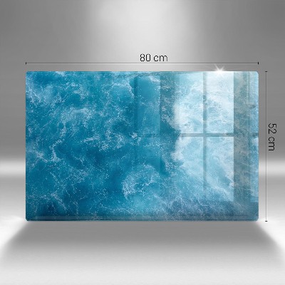 Grabkerze Untersetzer Blaues Wasser