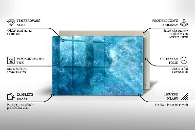 Grabkerze Untersetzer Blaues Wasser