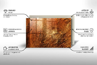 Grabkerze Untersetzer Holzbaumringe