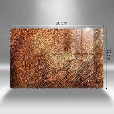 Grabkerze Untersetzer Holzbaumringe