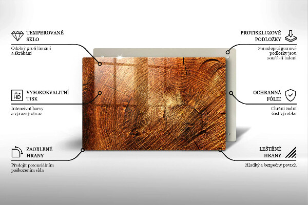 Grabkerze Untersetzer Holzbaumringe