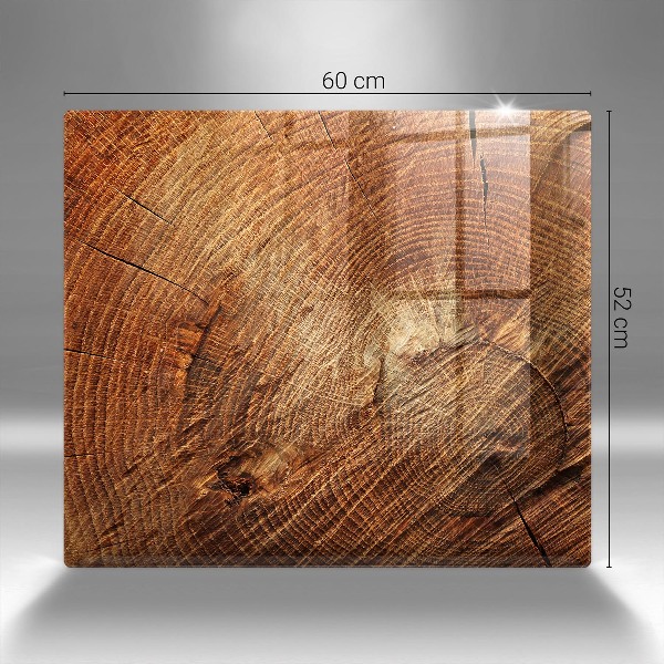 Grabkerze Untersetzer Holzbaumringe