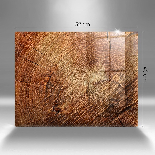 Grabkerze Untersetzer Holzbaumringe