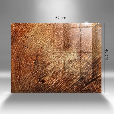 Grabkerze Untersetzer Holzbaumringe