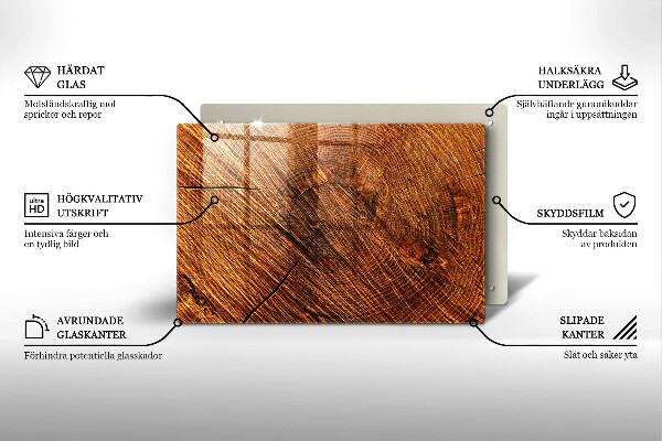 Glasunterlage für Grabkerzen Holzkonstruktion