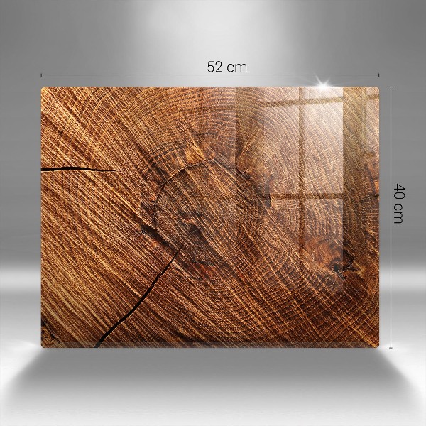 Glasunterlage für Grabkerzen Holzkonstruktion